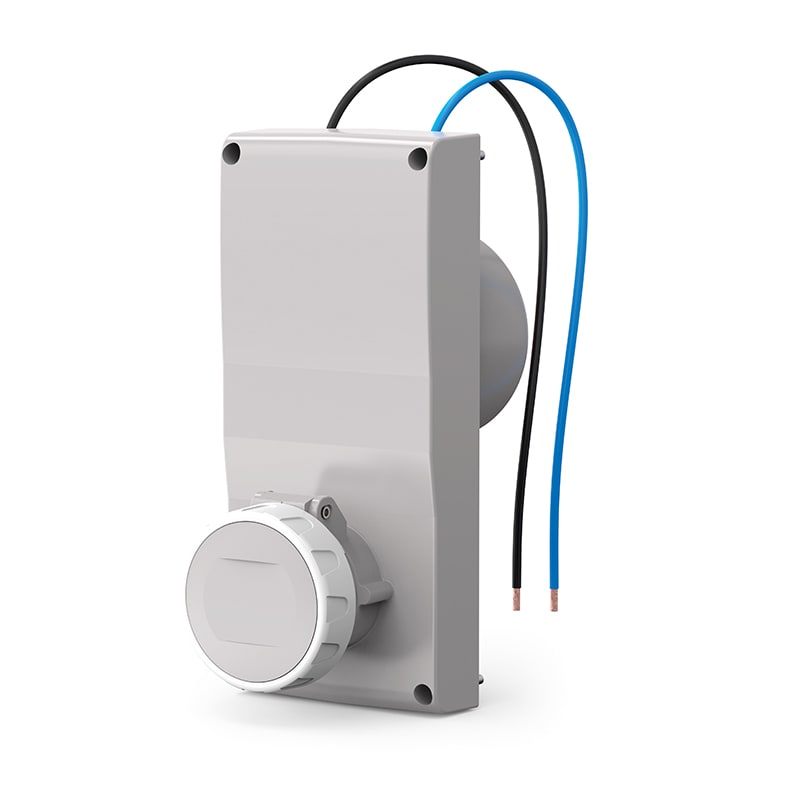 SCAME PARRE SPA - SCA407.2621 PRESA INCASSO PROXIMA 2P 32A <50V 12H