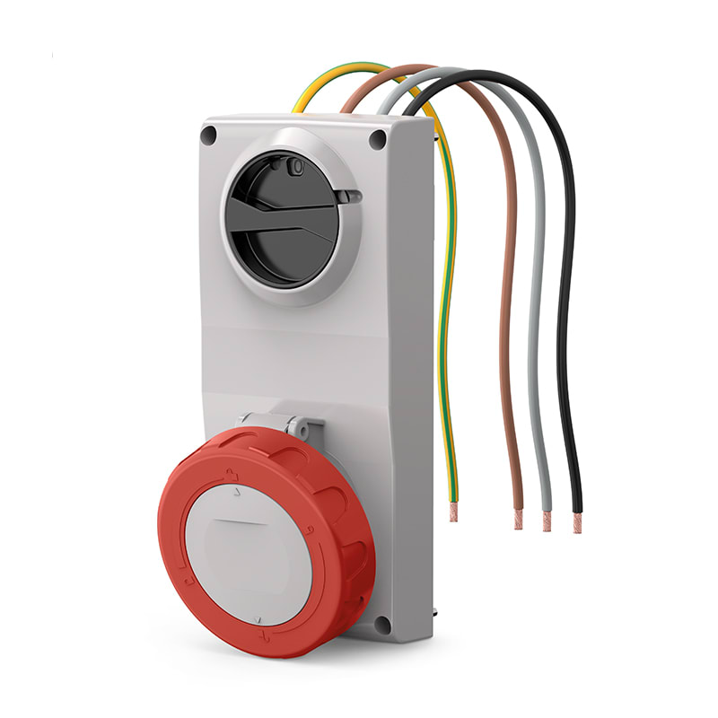 SCAME PARRE SPA - SCA407.1686 PRESA INCASSO PROXIMA 3P+T 16A 6H