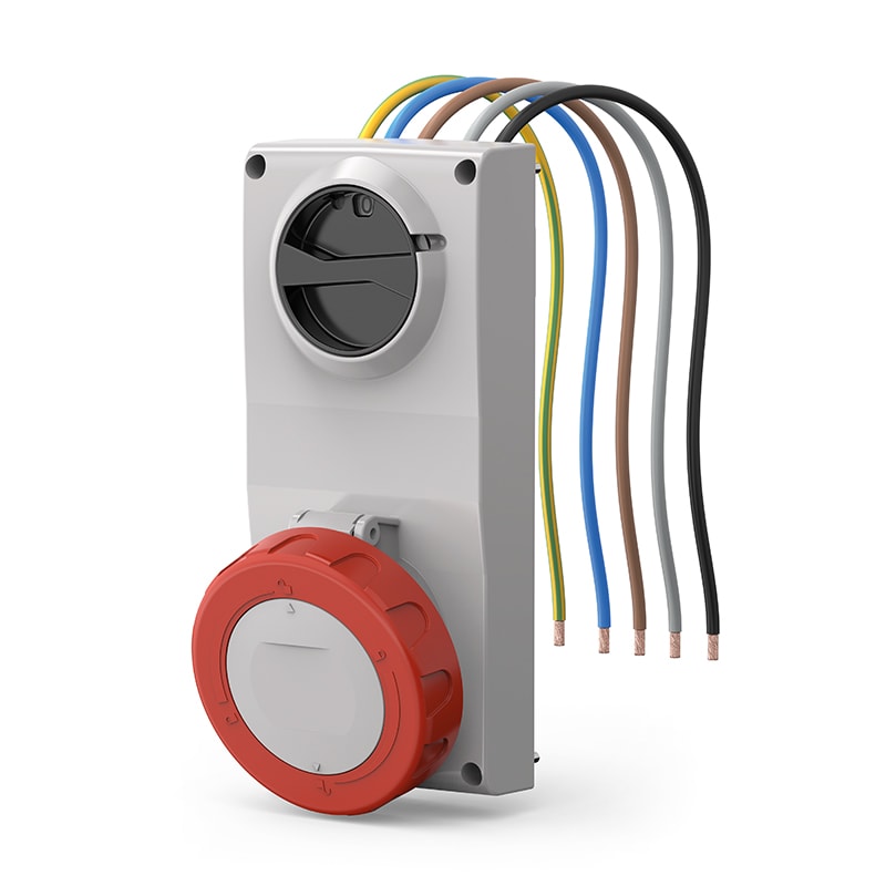 SCAME PARRE SPA - SCA407.32875 PRESA INCASSO PROXIMA 3P+N 32A 11H