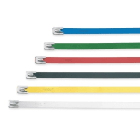 PANDUIT - PANMLTFC5.4H-CP316 POLYESTER COATED STAINLESS STEEL TIE, AI