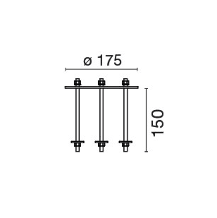 SIDE SPA - SDE4074 PIASTRA TIRAFONDI