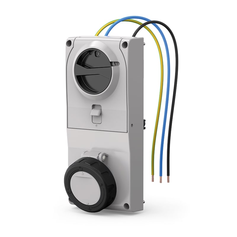 SCAME PARRE SPA - SCA408.32836 PRESA INCASSO PROXIMA C/FUS.2P+T 32A 7H