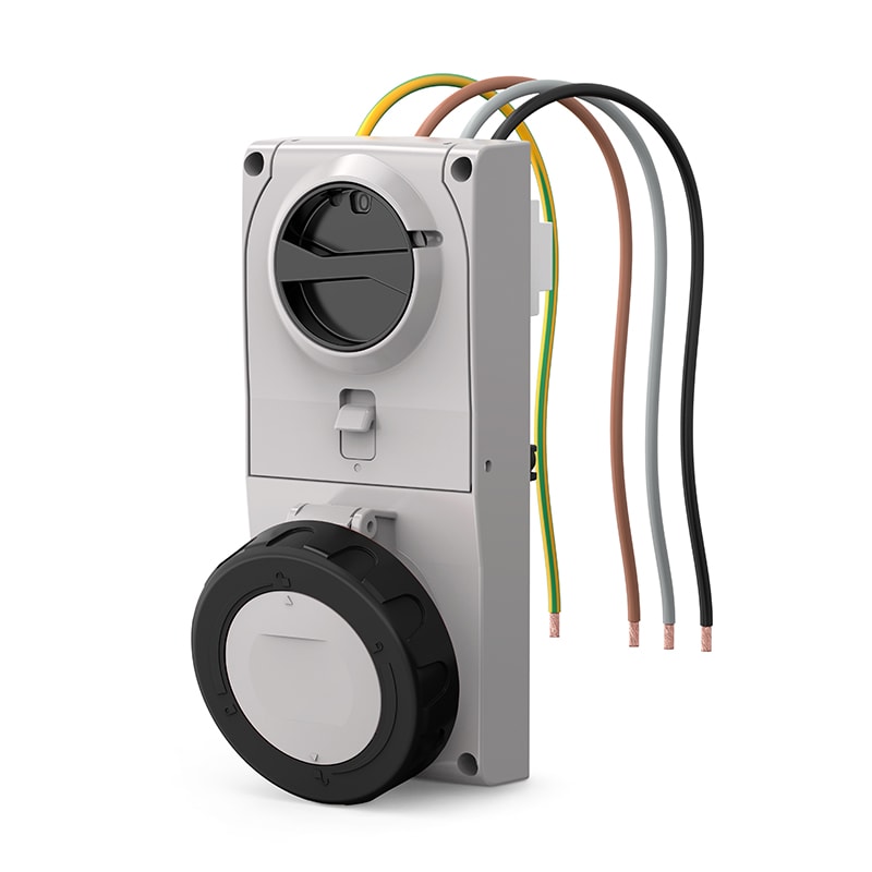 SCAME PARRE SPA - SCA408.16867 PRESA INCASSO PROXIMA C/FUS.3P+T 16A  5H