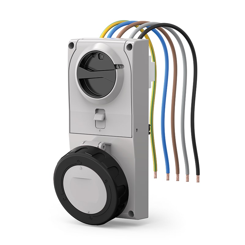 SCAME PARRE SPA - SCA408.16877 PRESA INCASSO PROXIMA C/FUS.3P+N 16A 5H