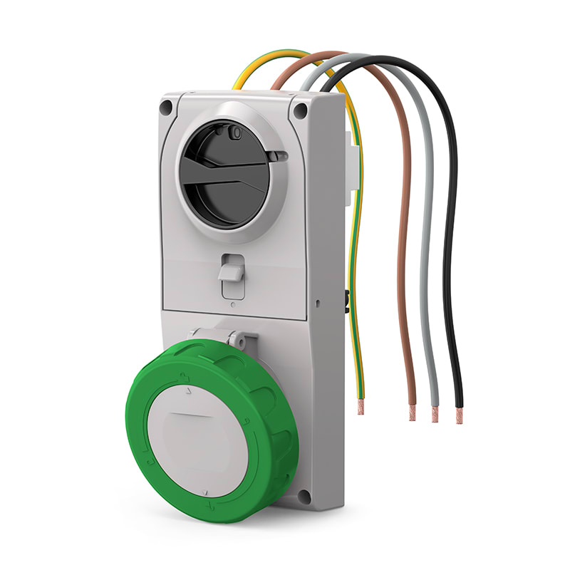 SCAME PARRE SPA - SCA408.16862 PRESA INCASSO PROXIMA C/FUS.3P+T 16A 2H