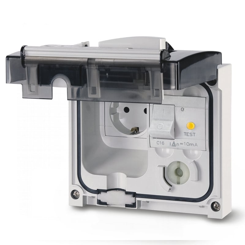 SCAME PARRE SPA - SCA409.1417 PRESA OMNIAPLUS SVIZZERA C/FUSIBILI