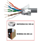 ELCART DISTRIBUTION - ERT403979800 CAVO CAT.6 FILI RIGIDI 100MT CCA