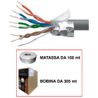 ELCART DISTRIBUTION - ERT404072800 CAVO CAT.6 FTP RIG.RAME LSZH 100M