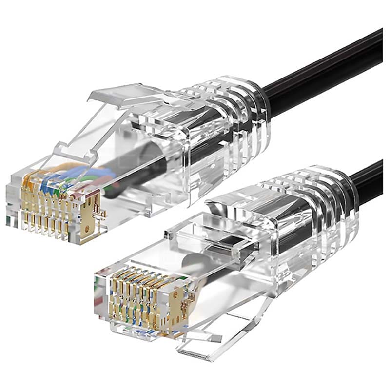 ELCART DISTRIBUTION - ERT405174000 CAVETTO SLIM  CAT.6A NERO 3 MT