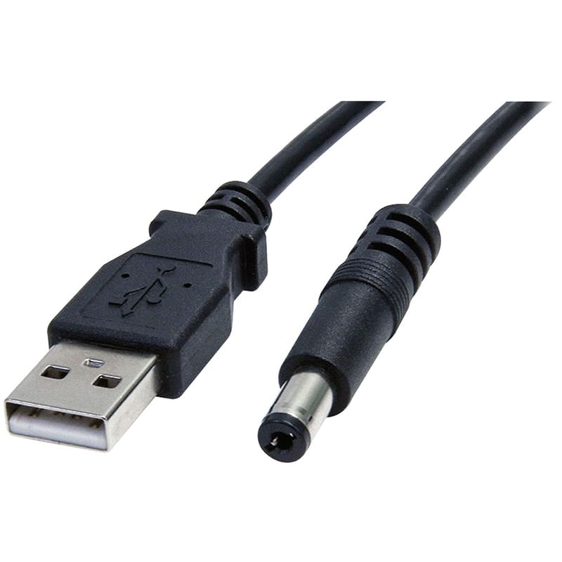 ELCART DISTRIBUTION - ERT406585000 CAVO USB ALIM. DC 5,5X2,1MM 1,5M