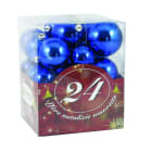 GIOCOPLAST NATALE SP - GCP41007970 24 SFERE ASS.BLU IN SCATOLA ACETATO: