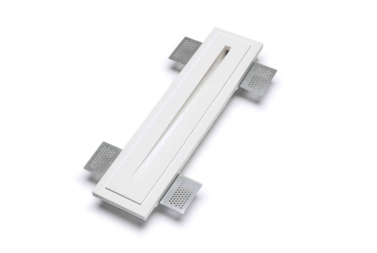 BELFIORE SRL - NVT4100G-3000 Faretto segnapasso in CRISTALY con incavo sottile e allungato.