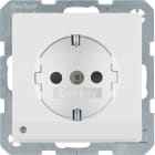 BERKER - BRK41096089 P.SCHUKO + LED Q1/Q3 BIA.POL.VELL.O