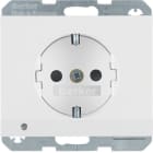 BERKER - BRK41097009 P.SCHUKO + LED K1 BIA.POL.