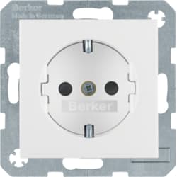 BERKER - BRK7341236086 P.SCHUKO Q1/Q3 ANTRACITE VELLUTO, VERN.