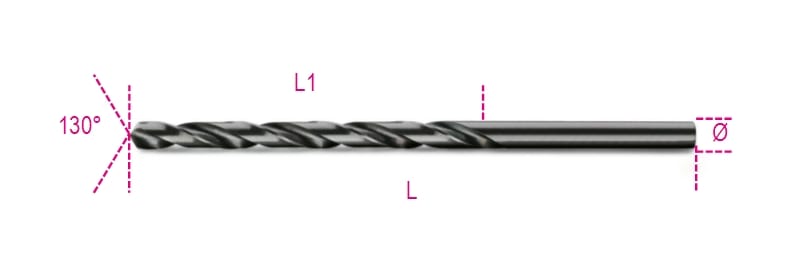 BM SPA - BMM004120236 PUNTE LUNGHE RETTIFICATE HSS L3,00