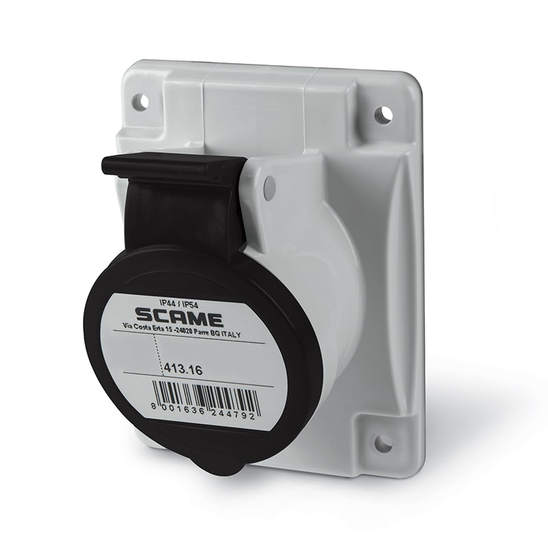 SCAME PARRE SPA - SCA413.16667 PRESA FISSA 3P+T IP44 16A 5H 600-690V CA