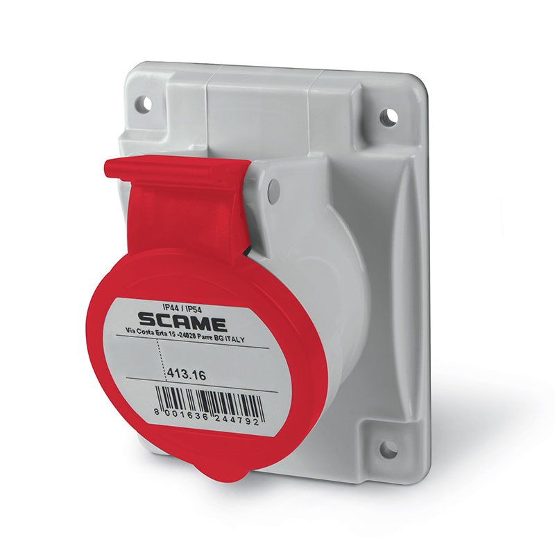 SCAME PARRE SPA - SCA413.16675 PRESA FISSA 3P+N+T IP44 16A 11H 440-460V