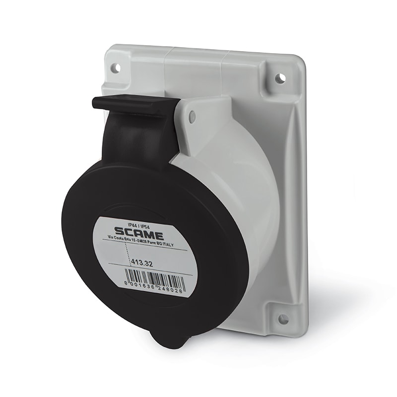 SCAME PARRE SPA - SCA413.32667 PRESA FISSA 3P+T IP44 32A 5H 600-690V CA