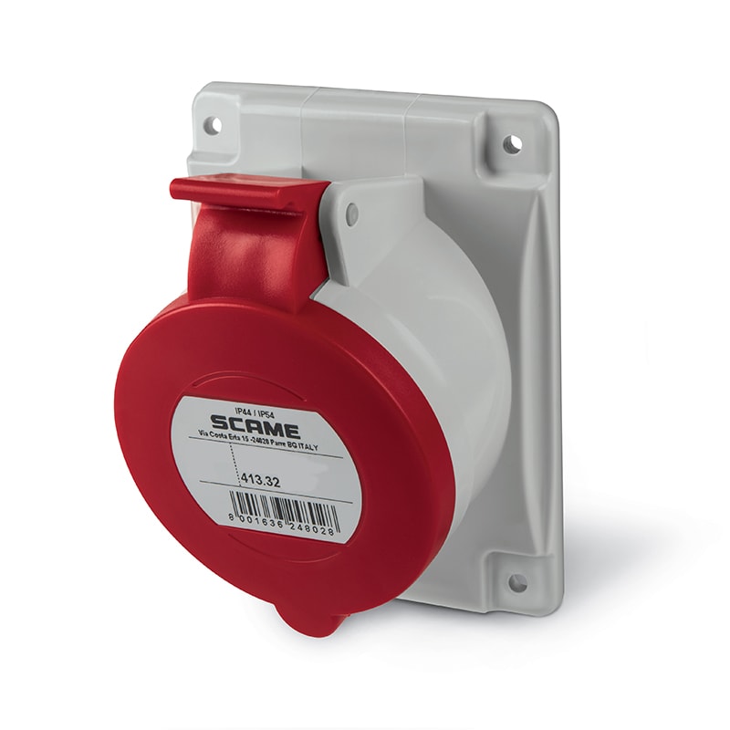 SCAME PARRE SPA - SCA413.3267F PRESA INCASSO 3P+N+T IP44 32A 6H
