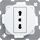 BERKER - BRK41392189 PRESA ITA + T 10 A/16 A R1/R3 BI