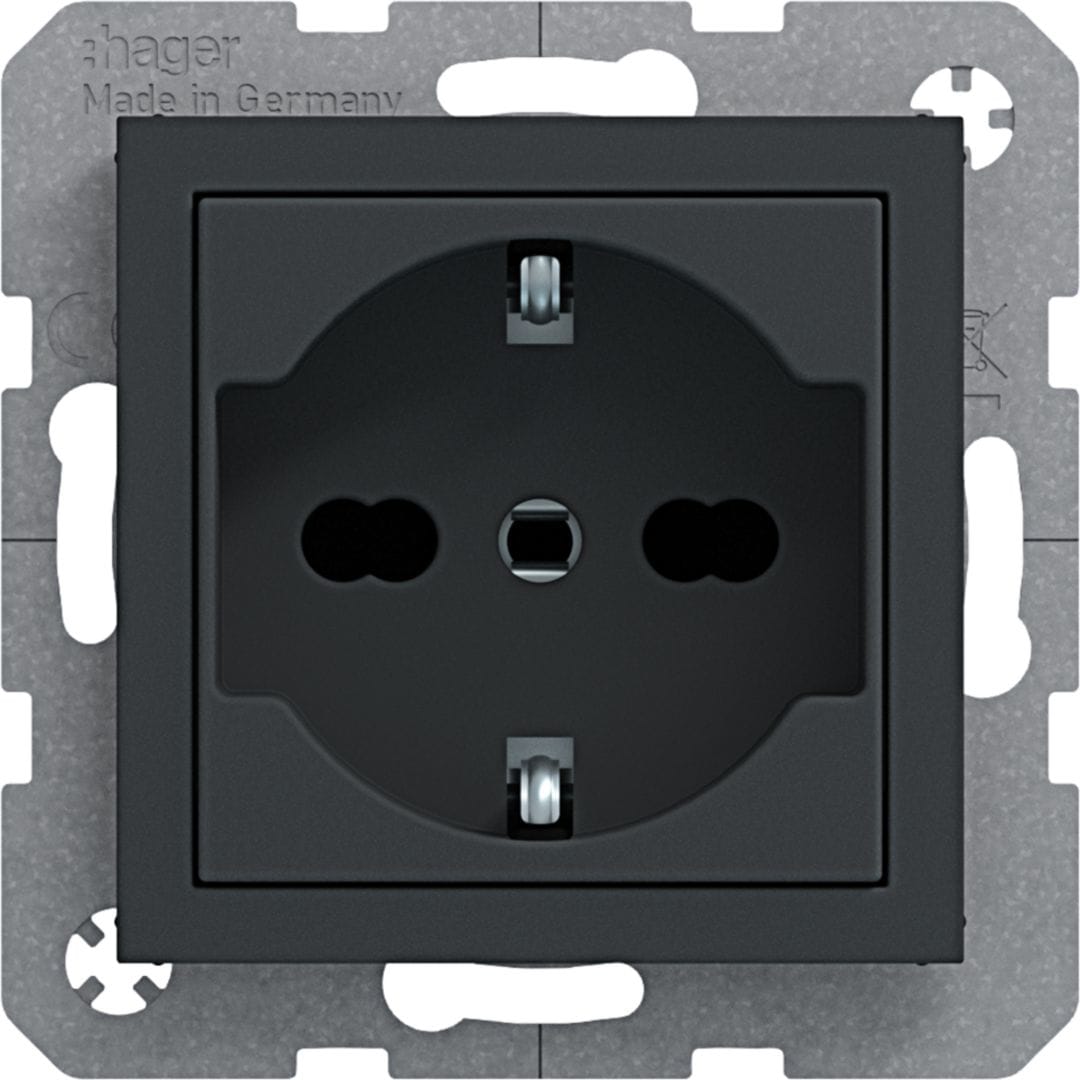 BERKER - BRK41401606 PRES SCHUKO ITA + T 10/16A S1/B3/B7 ANTR