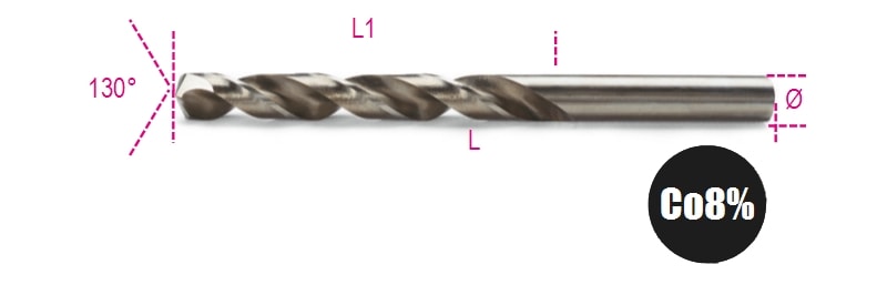 BM SPA - BMM004150058 PUNTE RETTIFICATE COBALTO 2,50