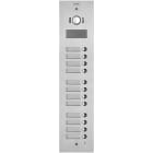 VIMAR SPA - VIW41532 Placca Steely 2F+ A/V 12 puls. acciaio