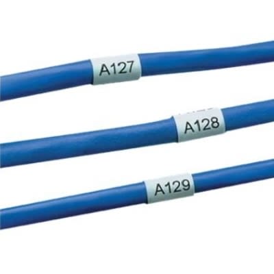 PANDUIT - PANT100X000C1C-BK BLACK ON WHITE, NYLON CLOTH LABEL TAPE.