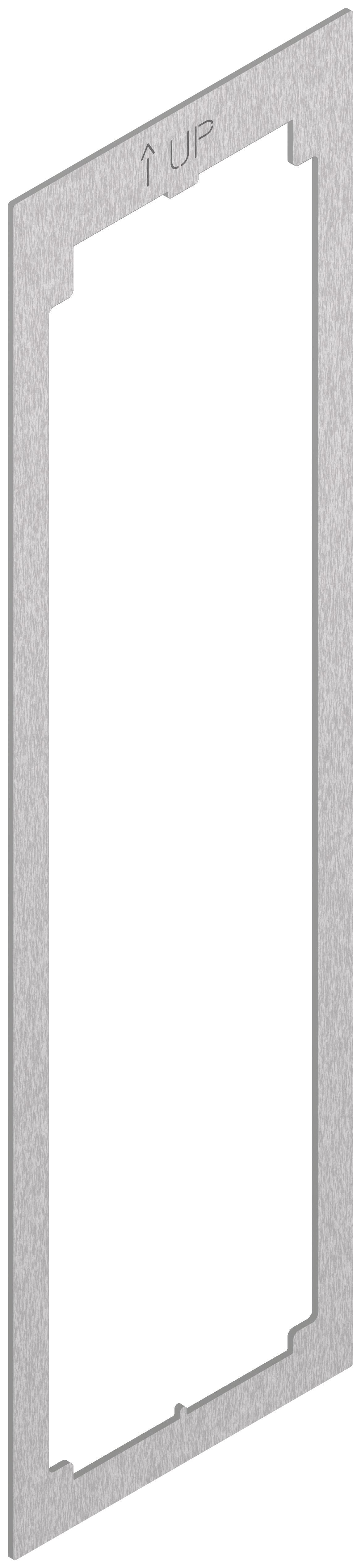 VIMAR SPA - VIW41583 ADATTATORE PER PLACCA FLAT 3M ACCIAIO