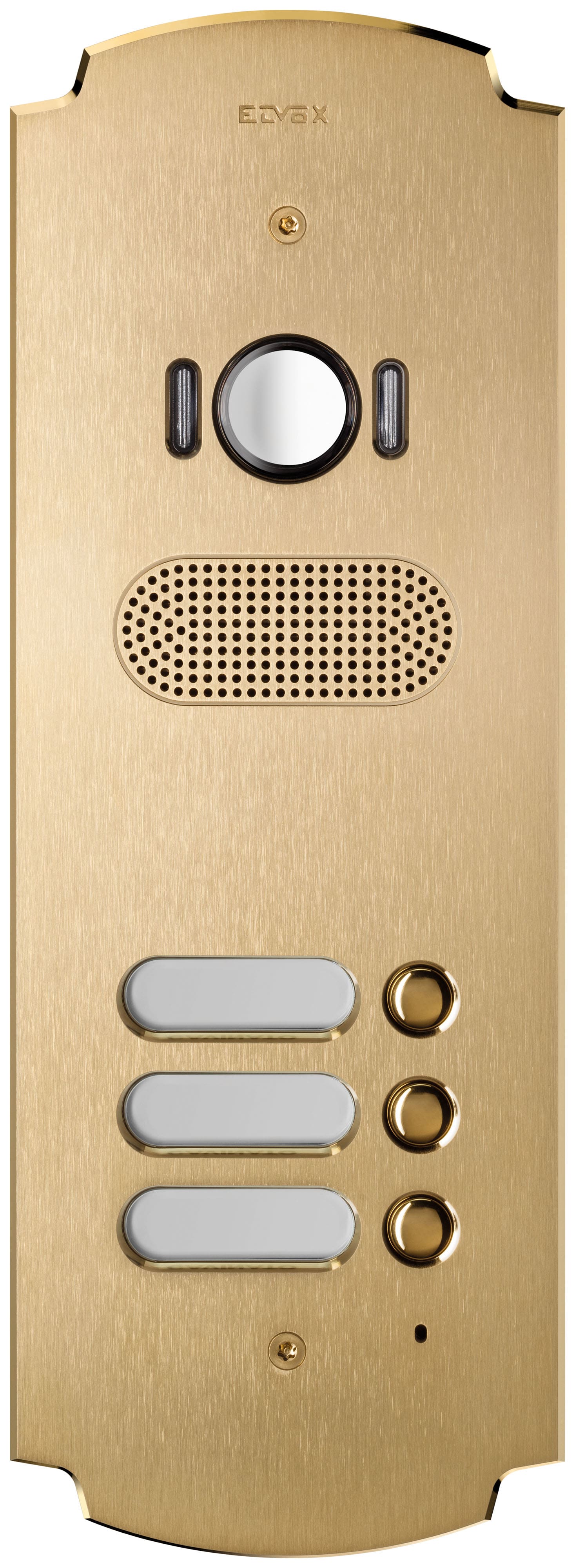 VIMAR SPA - VIW41623 Placca Patavium 2F+ A/V 3 puls. ottone