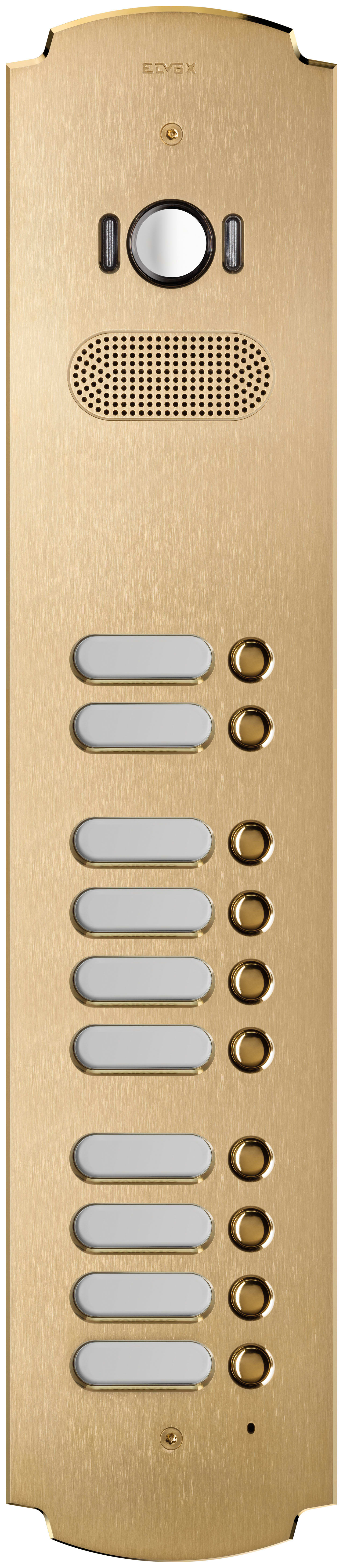 VIMAR SPA - VIW41630 Placca Patavium 2F+ A/V 10 puls. ottone