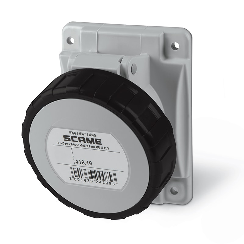 SCAME PARRE SPA - SCA418.16636 PRESA FISSA 2P+T IP66/IP67 16A 7H