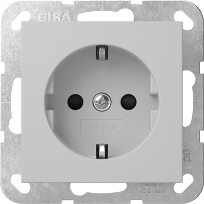 GIRA - GGI4183015 PRESA SCHUKO SP MRV SYSTEM 55 GRIGIO O