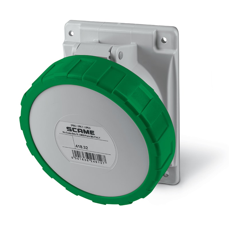 SCAME PARRE SPA - SCA418.32661 PRESA FISSA 3P+T IP66/IP67 32A 10H >50V