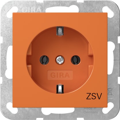 GIRA - GGI4188109 SCHUKO IMPR.ZSV SYSTEM 55 ARANCIO