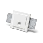 BELFIORE SRL - NVT4198-2700 Faretto segnapasso in CRISTALY con incavo levigato di forma quadrata, unico e originale.