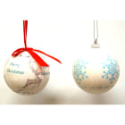 GIOCOPLAST NATALE SP - GCP42015397 SFERA VINTAGE 75MM,DEC ASS BIANC.IN DISP