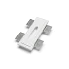 BELFIORE SRL - NVT4204B-3000 Faretto segnapasso in CRISTALY con incavo ovale allungato, elegante e moderno.