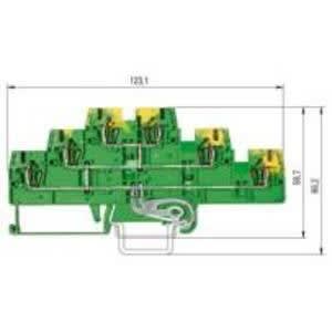 WIELAND ELECTRIC SRL - WIE56.703.8855.0 EARTH TERMINALWKFN 2,5 E3/SL/35