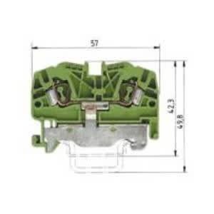 WIELAND ELECTRIC SRL - WIE56.704.9053.0 EARTH TERMINALWKF 4 SL/ 35        /V0