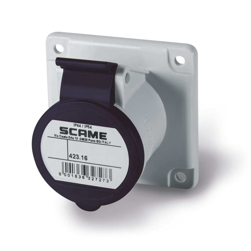 SCAME PARRE SPA - SCA423.16676 PRESA INCASSO 3P+N+T IP44/IP54 16A 7H