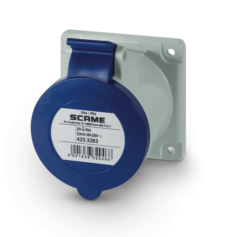 SCAME PARRE SPA - SCA423.3263 PRESA INCASSO 2P+T IP44/IP54 32A 6H