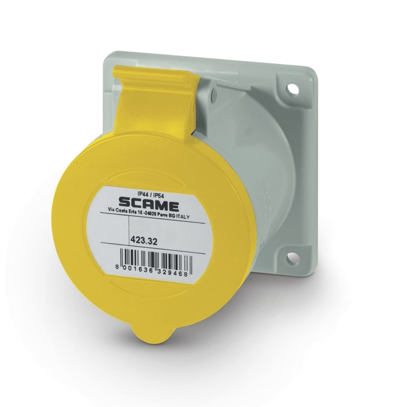 SCAME PARRE SPA - SCA423.3262 PRESA INCASSO 3P+N+T IP44/IP54 32A 4H