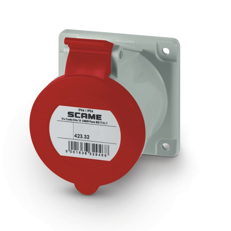 SCAME PARRE SPA - SCA423.32674 PRESA INCASSO 3P+N+T IP44/IP54 32A 3H
