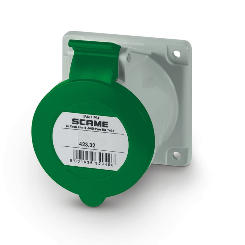 SCAME PARRE SPA - SCA423.32662 PRESA INCASSO 3P+T IP44/IP54 32A 2h >50V