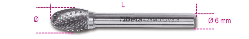 BM SPA - BMM004260541 FRESE LIMARE MD 6 OVALE 9,5
