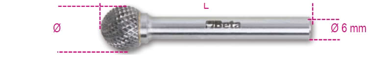 BM SPA - BMM004260548 FRESE LIMARE MD 6 SFERICHE 9,5