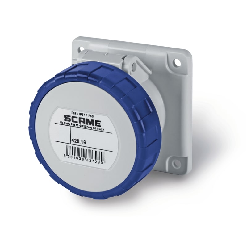 SCAME PARRE SPA - SCA428.1665 PRESA DA INCASSO IP66/IP67 3P+N+T 16A 9H