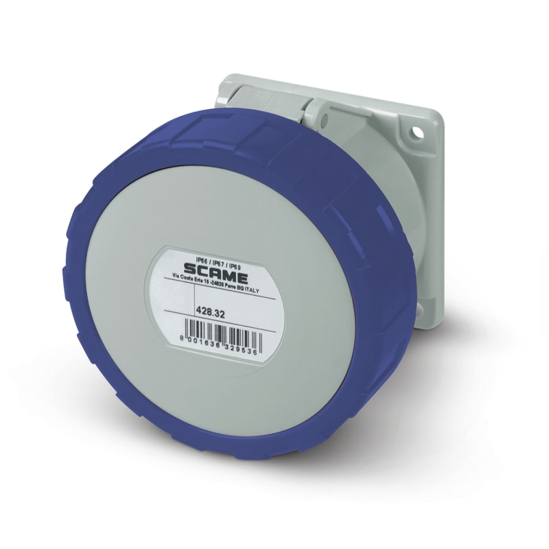 SCAME PARRE SPA - SCA428.3265 PRESA DA INCASSO IP66/IP67 3P+N+T 32A 9H